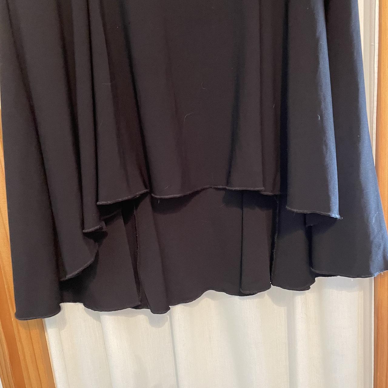 BLACK RUFFLE SKIRT Gorgeous black skirt. Great... - Depop