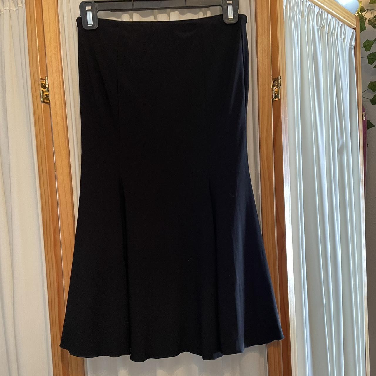 BLACK RUFFLE SKIRT Gorgeous black skirt. Great... - Depop