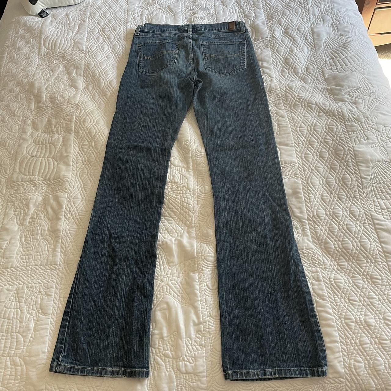 abercrombie and fitch vintage y2k low rise bootcut... - Depop