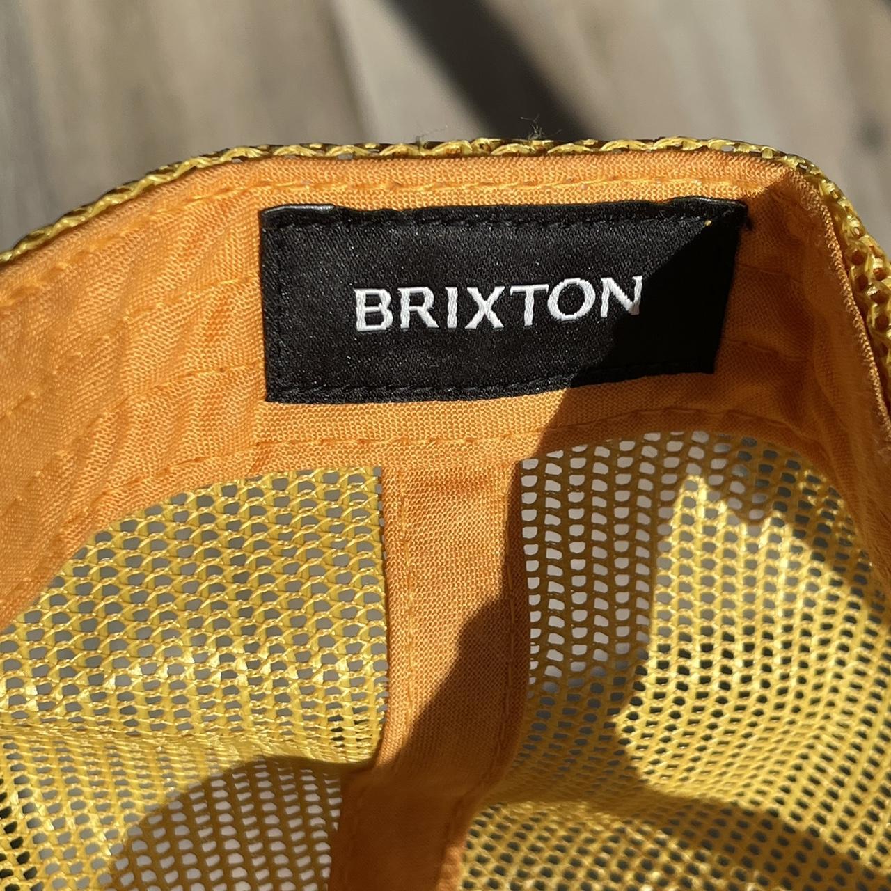 Brixton Men's Yellow and Black Hat (3)