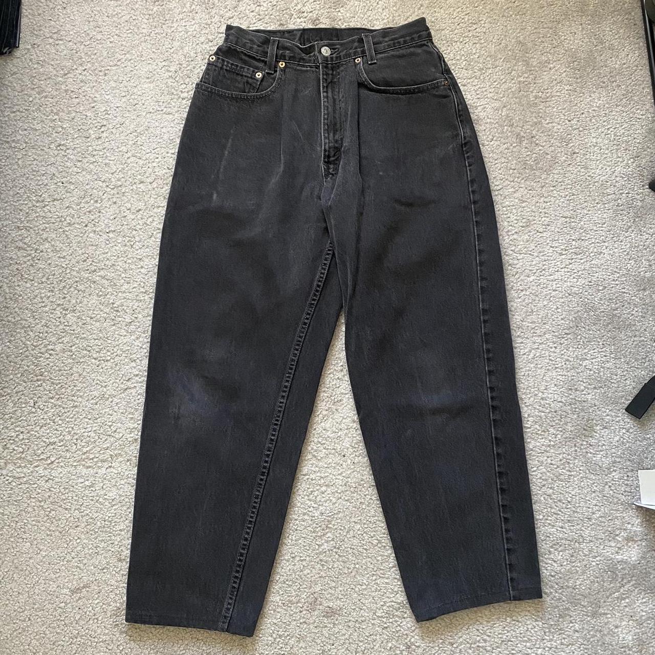 vintage levis 560 pleated diy pleats tailored... - Depop