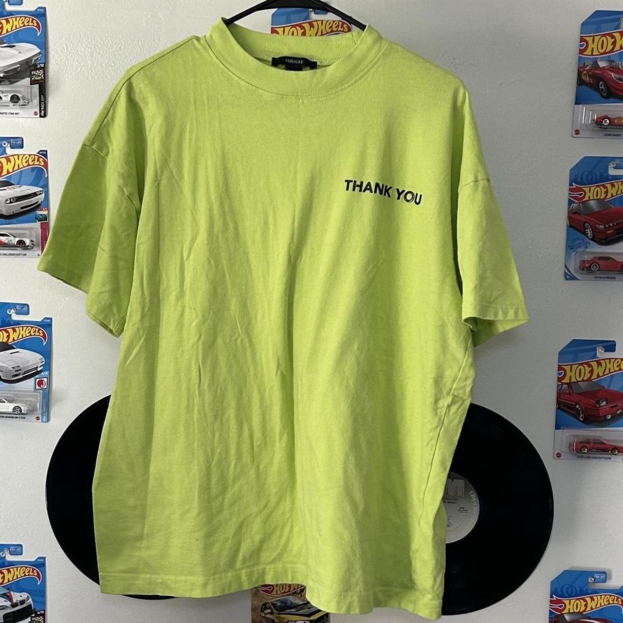 Forever 21 Men's Green Tshirt Depop