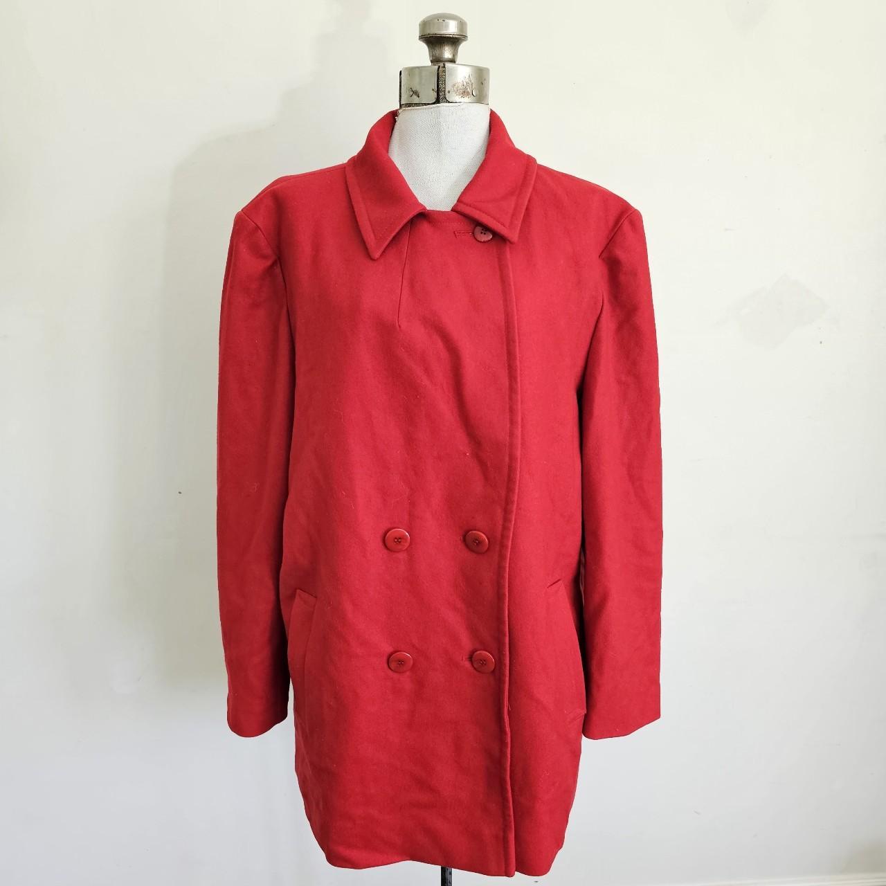 Vintage Pendleton red coat size 16