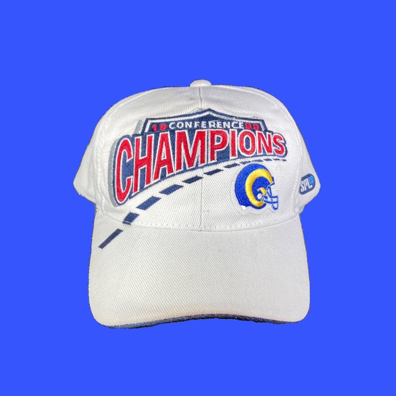 VTG St. Louis Rams NFC Champions Dad Hat Vintage - Depop