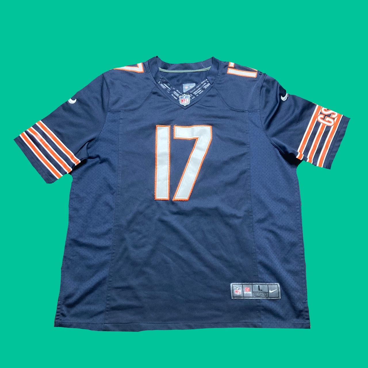 NFL, Shirts & Tops, Nfl Chicago Bears Jeffery 7 Navy Blue Orange Jersey