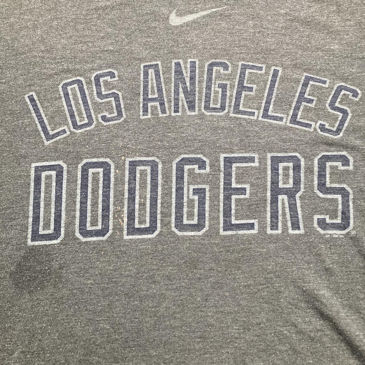 Nike Los Angeles Dodgers Tee Charcoal gray nike t - Depop