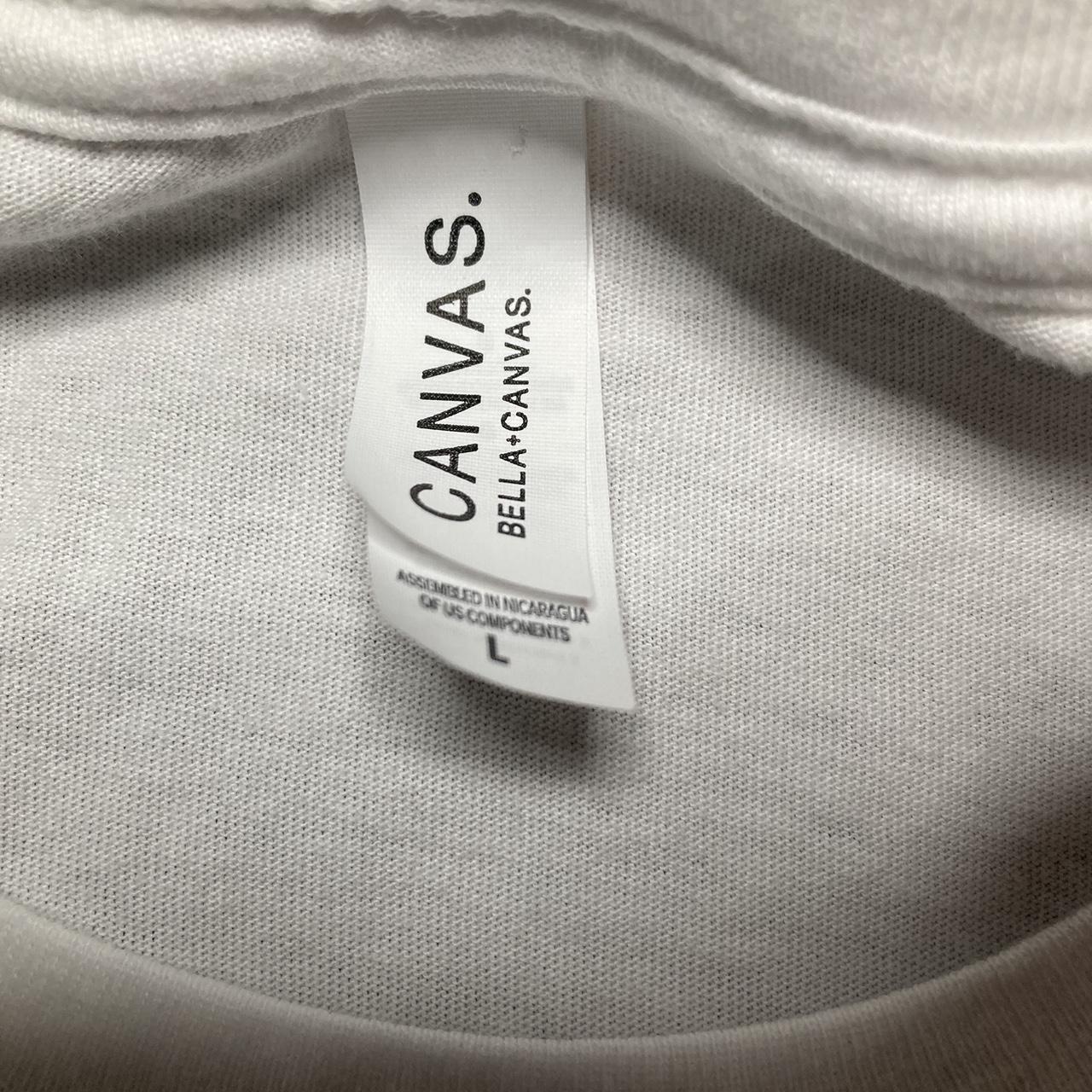 Bella+Canvas Men's White T-shirt | Depop