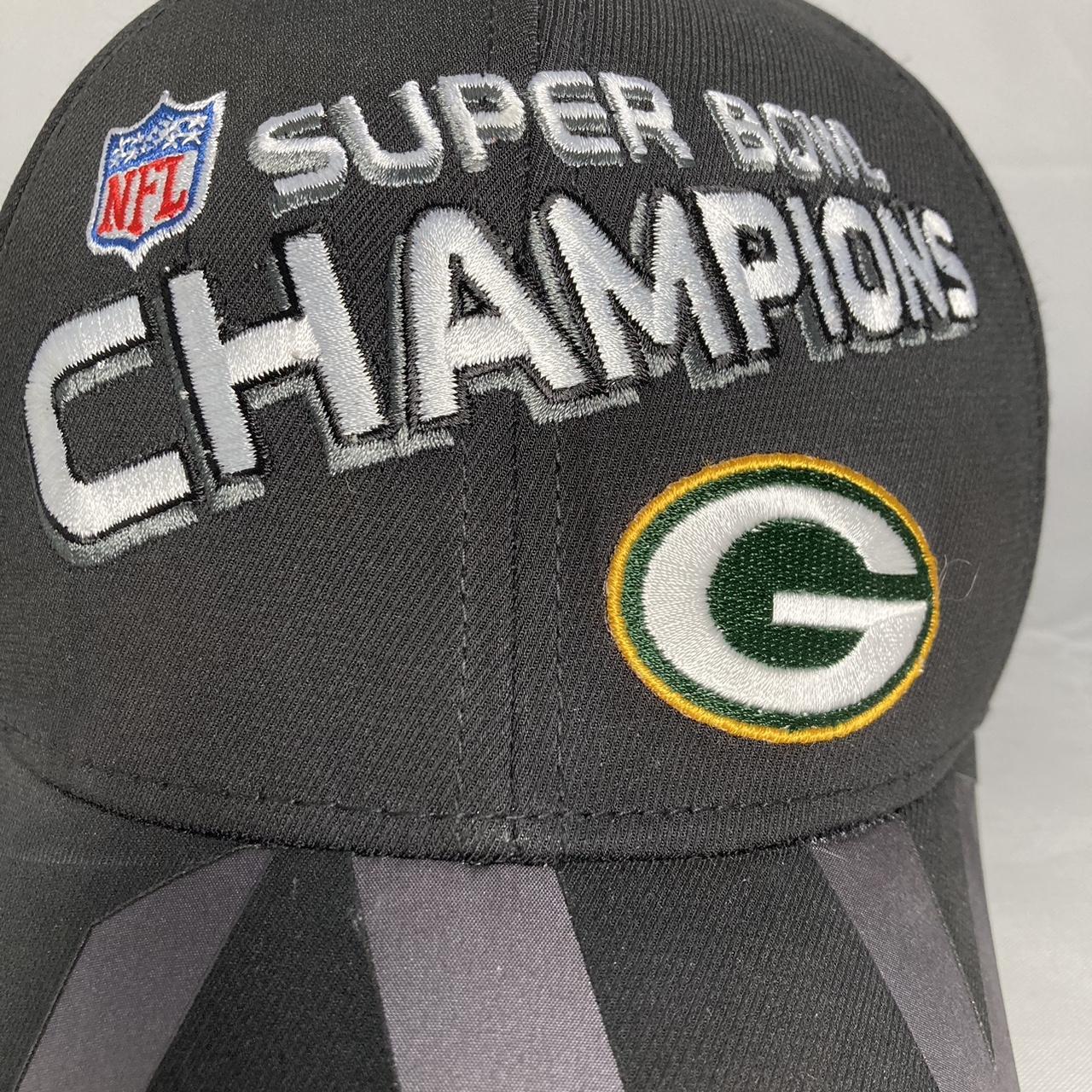 Lot of 3 Green Bay Packers NFL Hats super bowl champions, Reebok