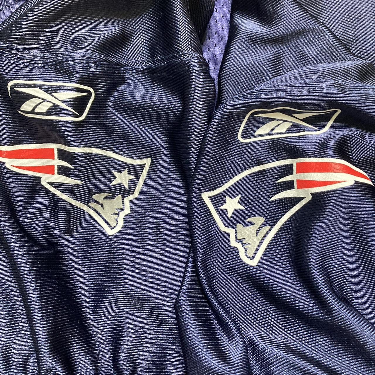 Navy New England Patriots Reebok Jersey Player: - Depop