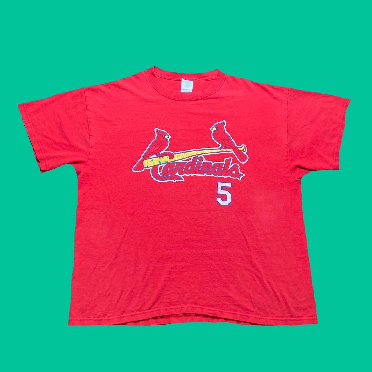 Vintage 00's Albert Pujols Baseball T Shirt St Louis 