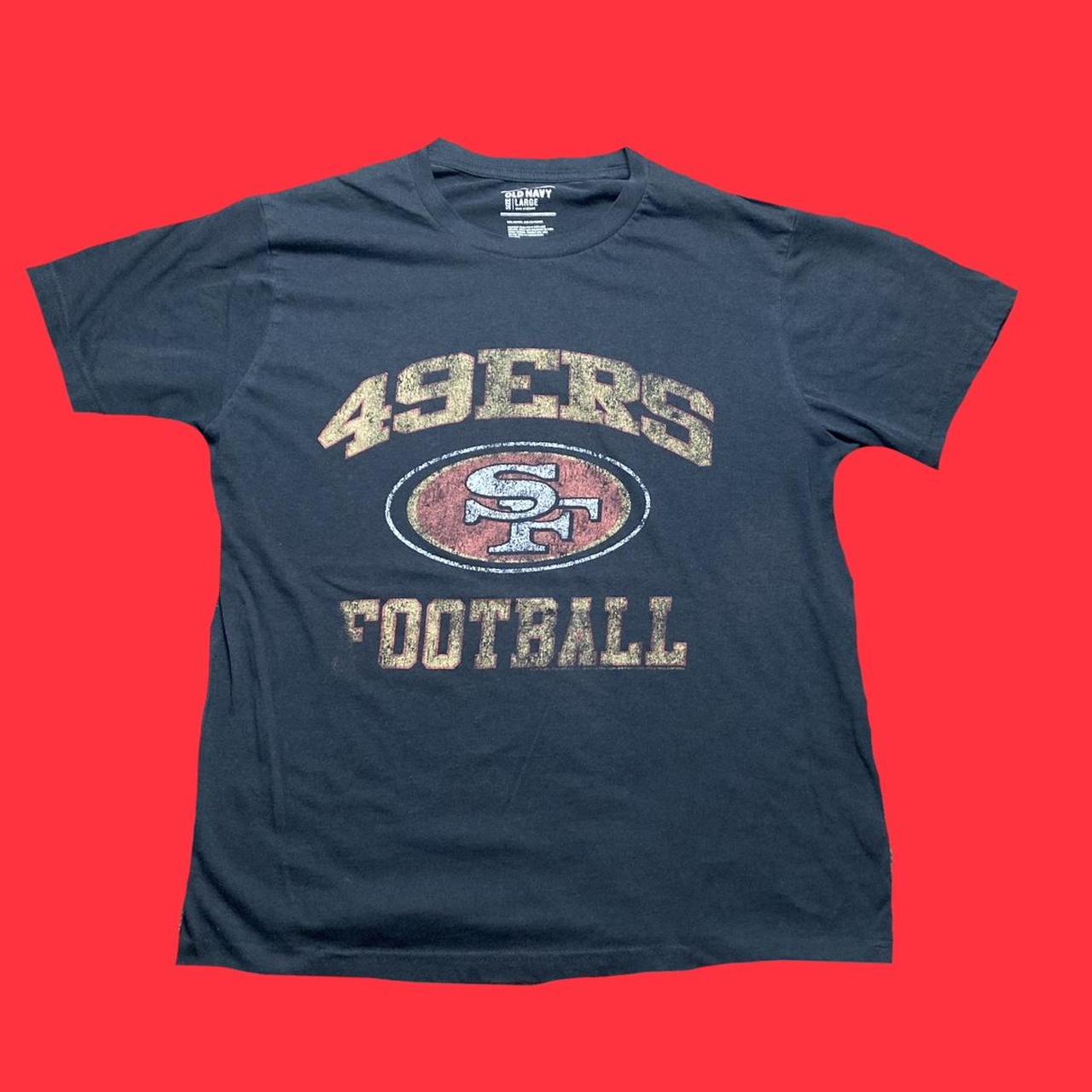 San Francisco 49ers Old Navy Tee Black t shirt for - Depop