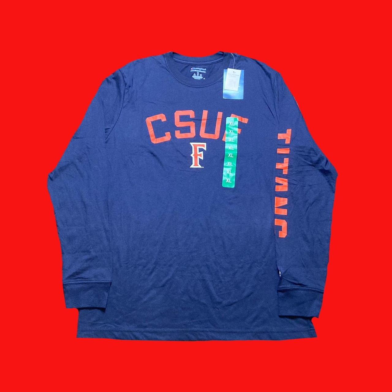 Men's Navy Cal State Fullerton Titans Long Sleeve T-Shirt