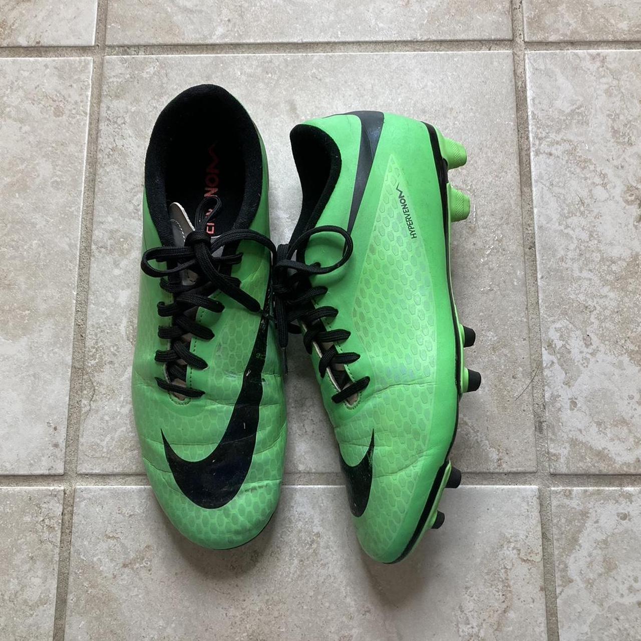 Nike Hypervenom Phatal FG 2013 Lime Green Soccer... - Depop