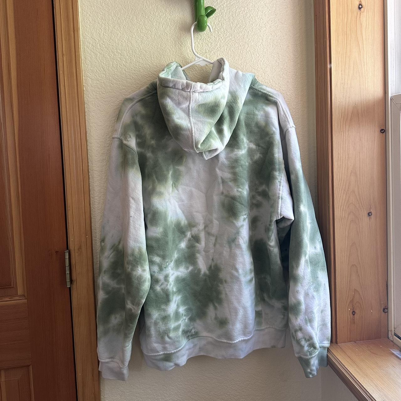 Campbell Kramer green tie dye hoodie Depop