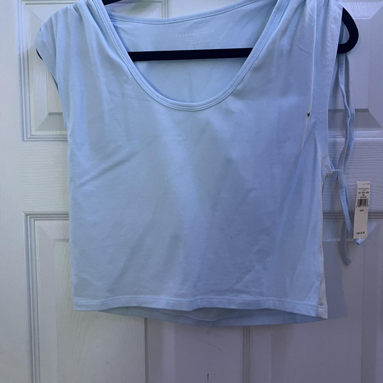 LA Apparel light blue XL shirt Never worn, brand new - Depop