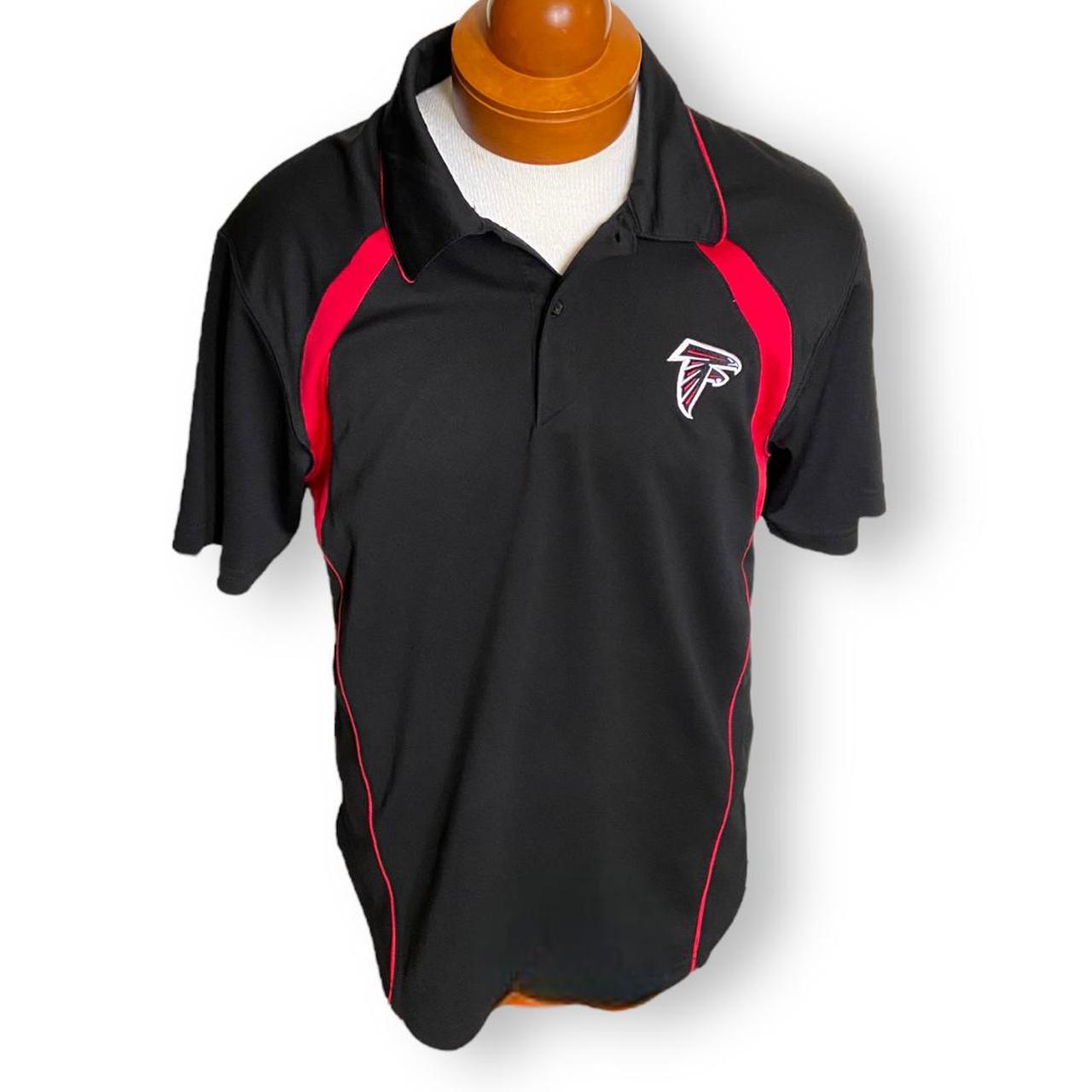 FOCO NFL Football Team Color Chest Stripe Men's Polo Shirt