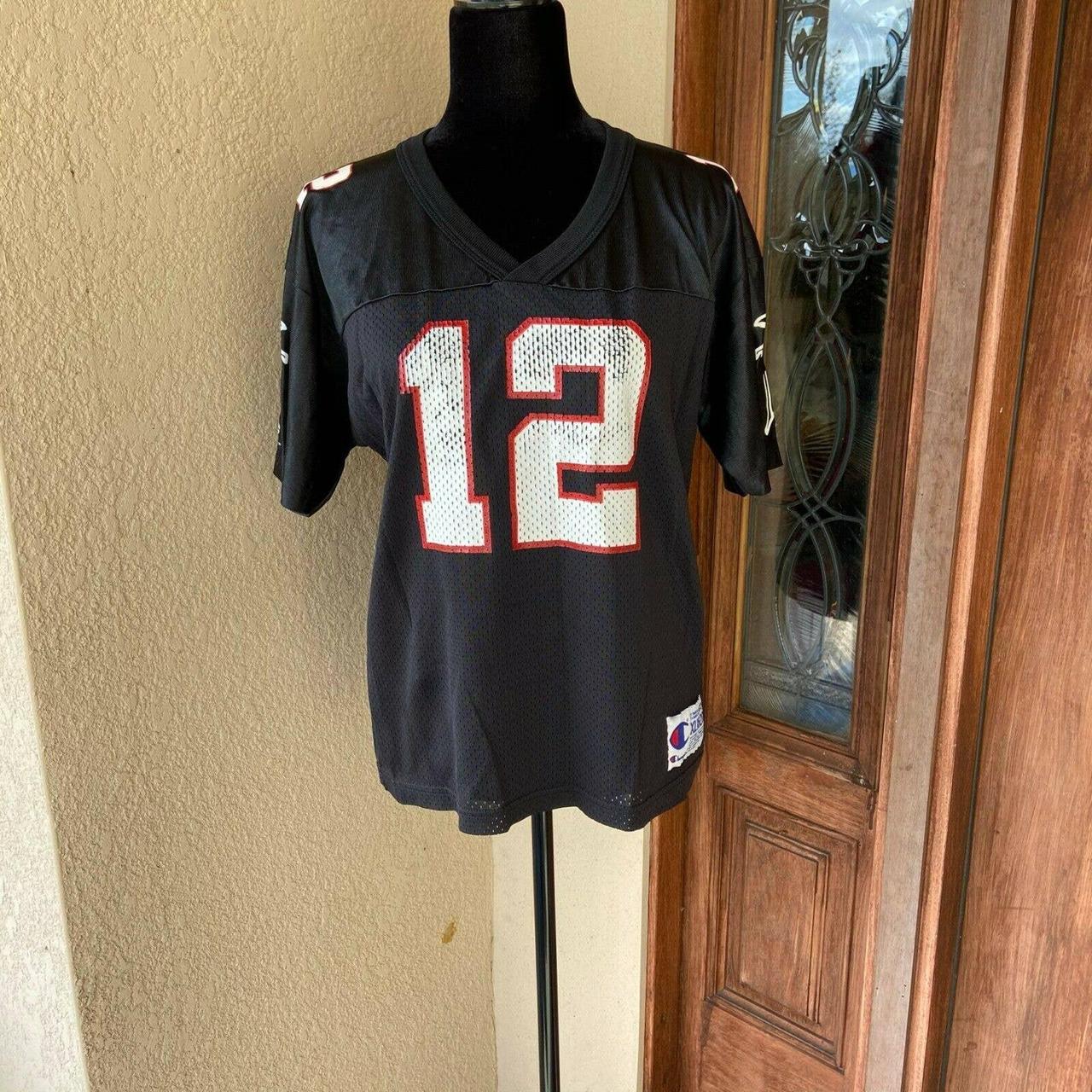 Champion Atlanta Falcons Vintage Chris Chandler 12 Jersey Black XL