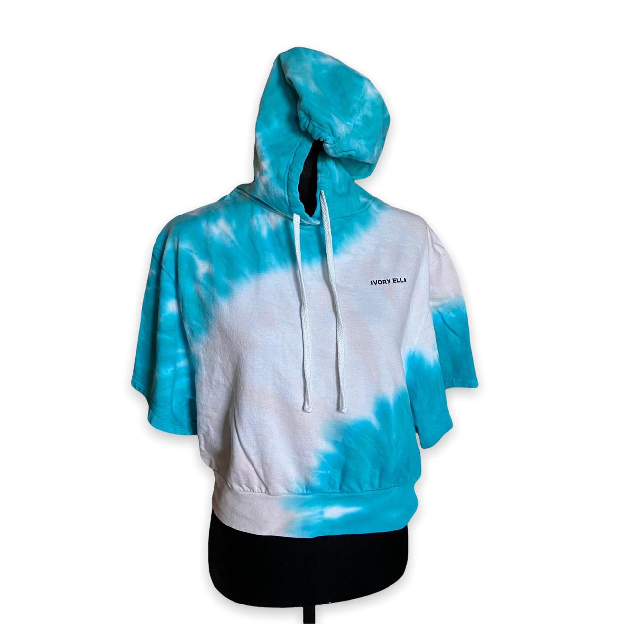 Ivory ella blue discount tie dye sweatshirt