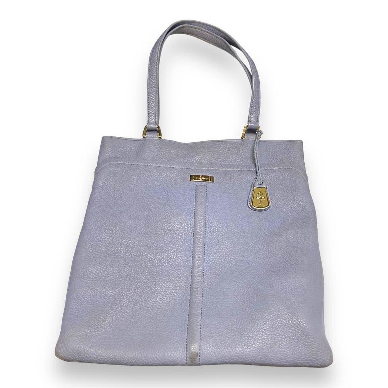 Classic Leather Handbag | Handmade Leather purse | Blue women handbag |  Laptop tote handbag