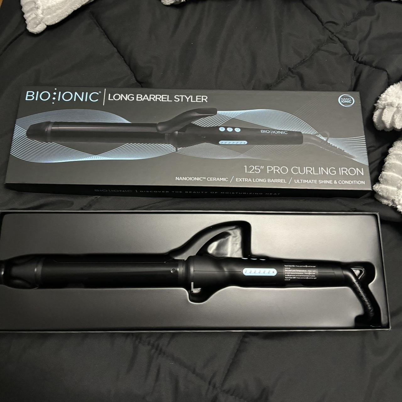 Bio ionic extra top long curling iron