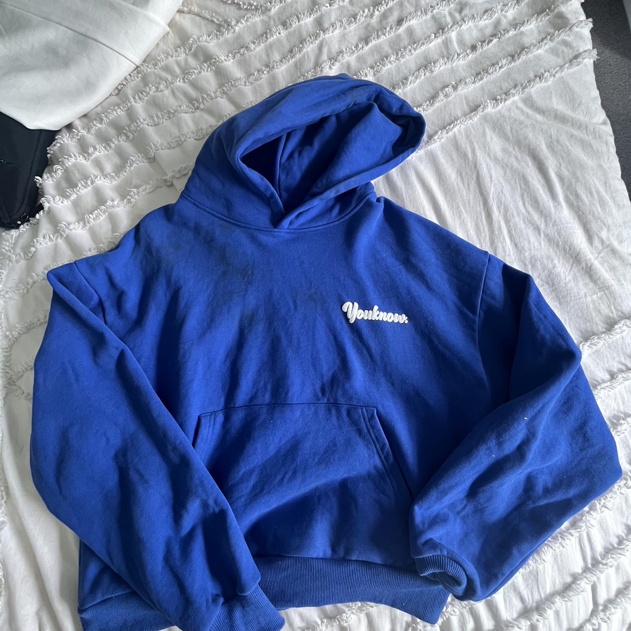 Blue You Know Clothing Hoodie Size medium Worn but... Depop