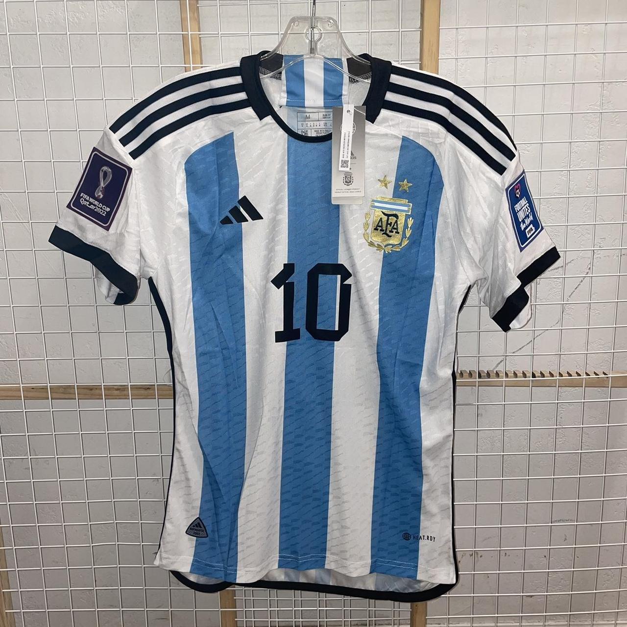 22 Argentina World Cup Home Jersey Lionel Messi 10... - Depop