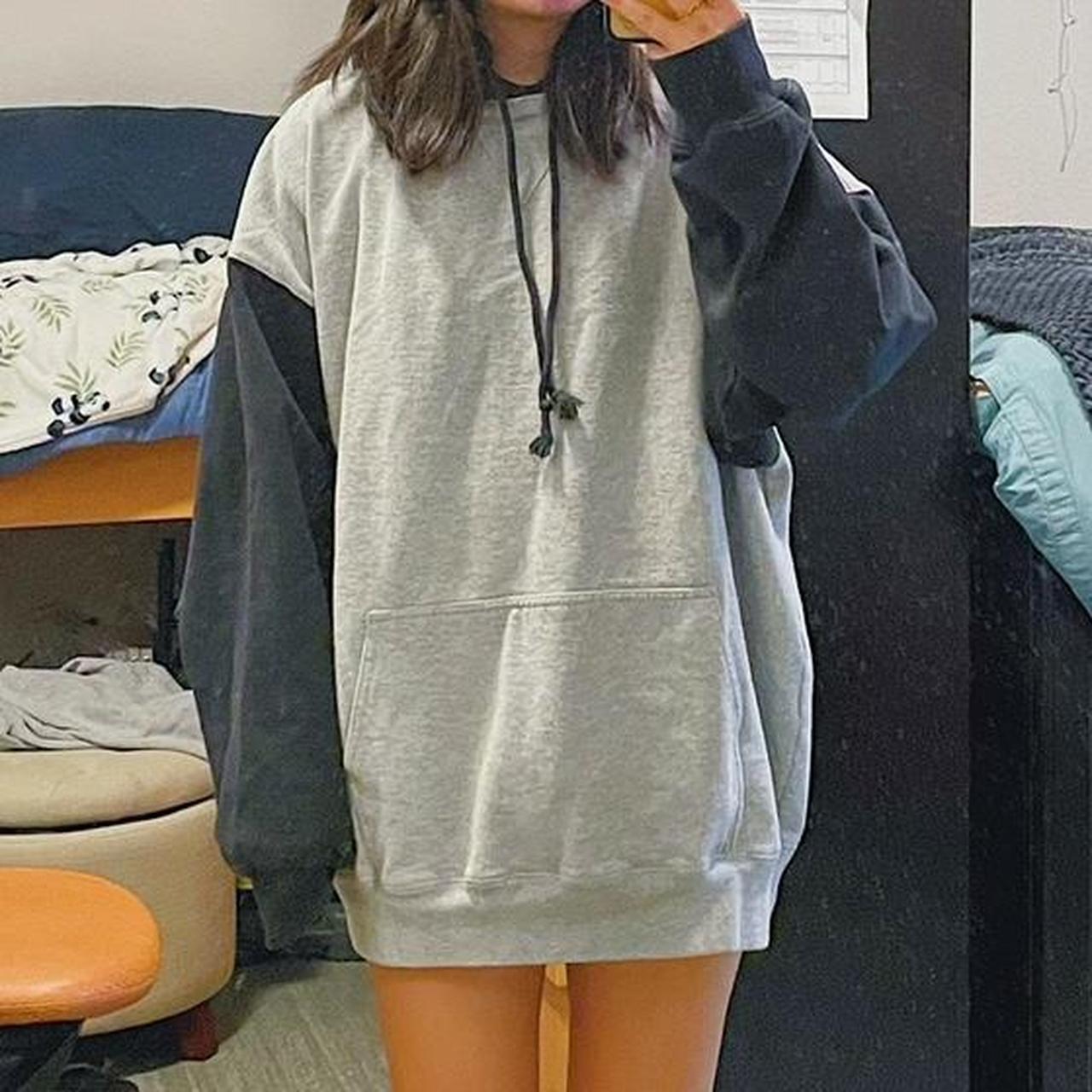 Brandy Melville Christy colorblock hoodie in... Depop