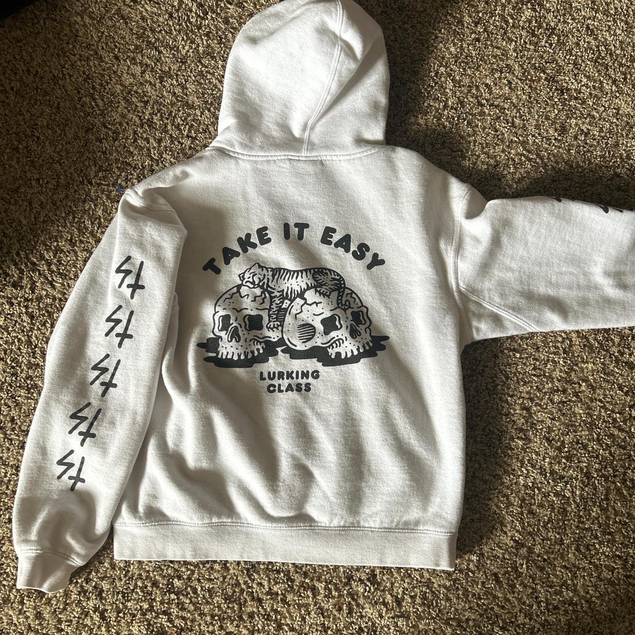 Sketchy tank white hoodie online