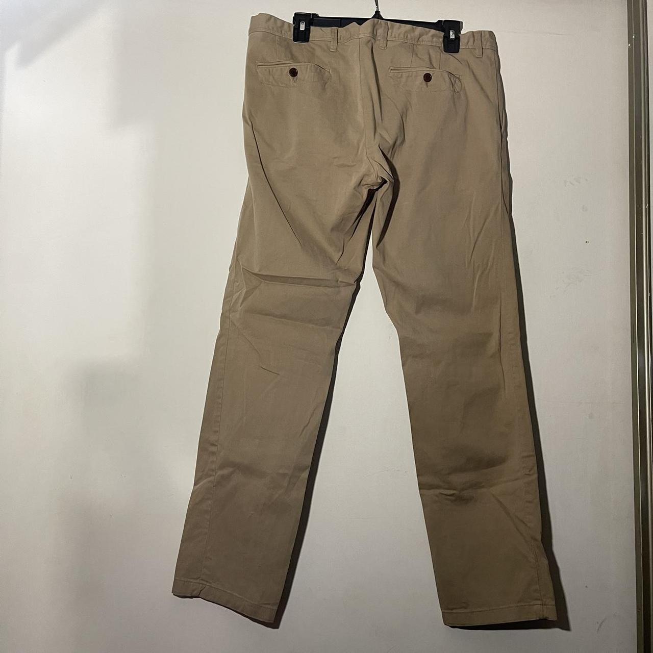 Early Zara khaki pants straight leg Free... - Depop