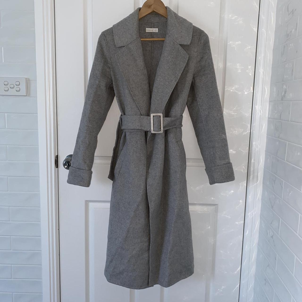 🤍 KOOKAI Grey Longline Coat 🤍 * Brand Kookai *... Depop