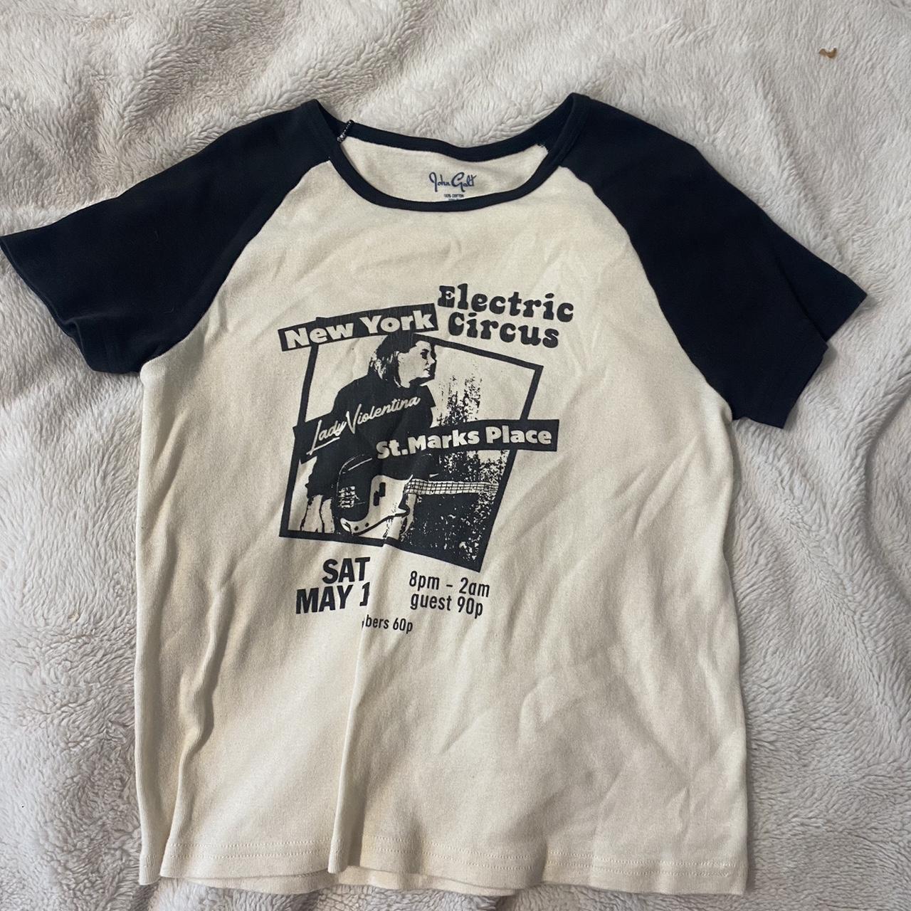 brandy melville electric circus graphic top with... Depop