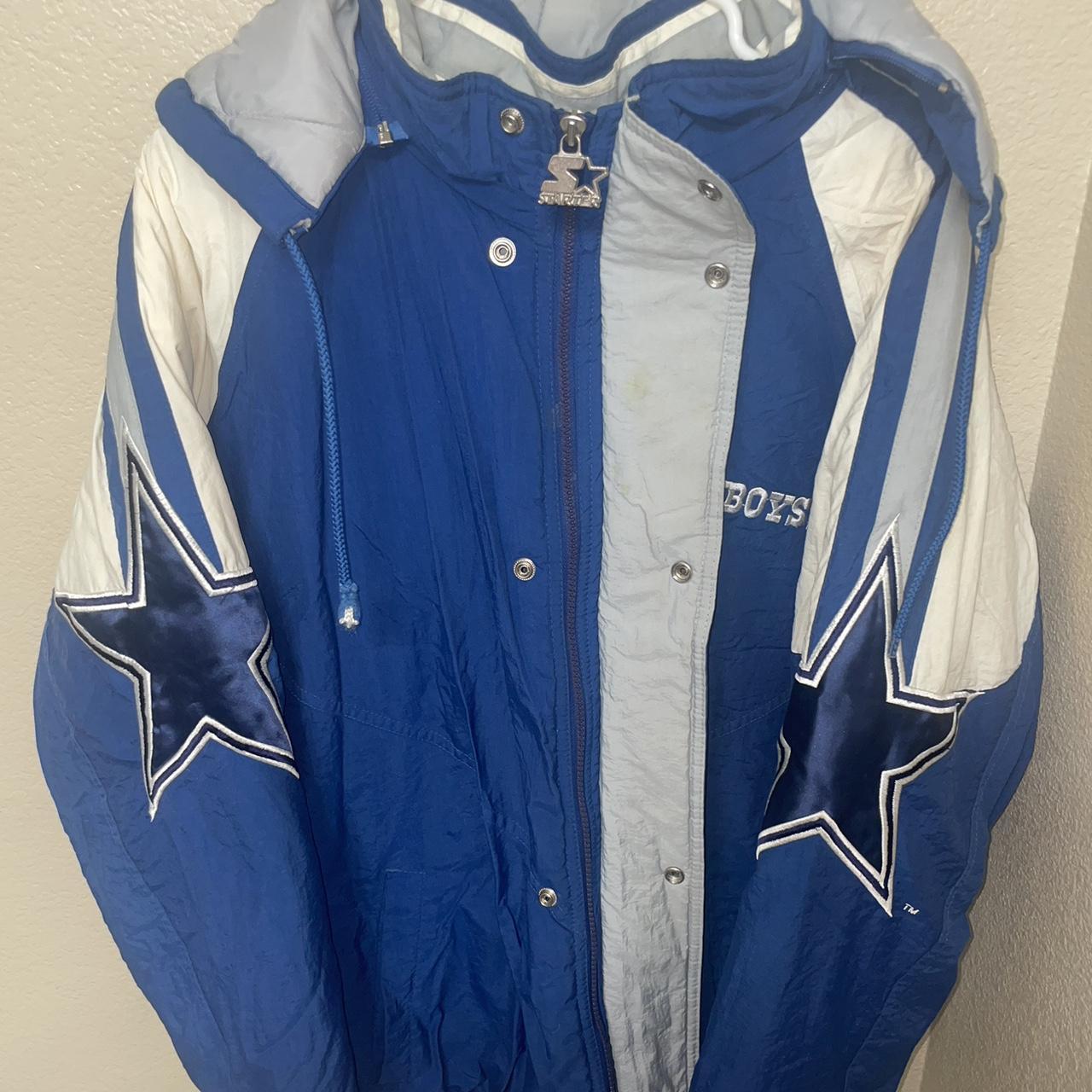 Vintage Dallas Cowboys Starter Jacket Size - Depop