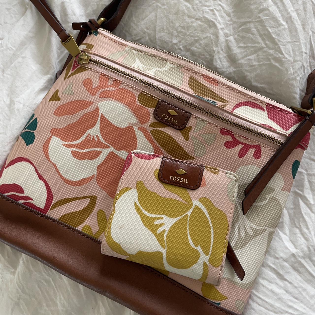 Fossil floral online purse