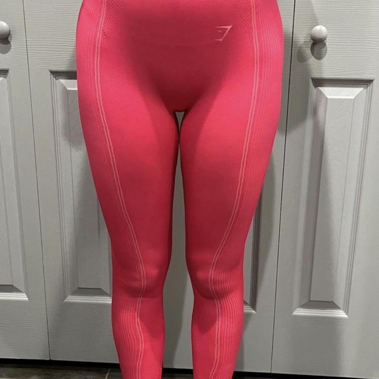 Gymshark Ultra Seamless Leggings Hot Pink — Size Small