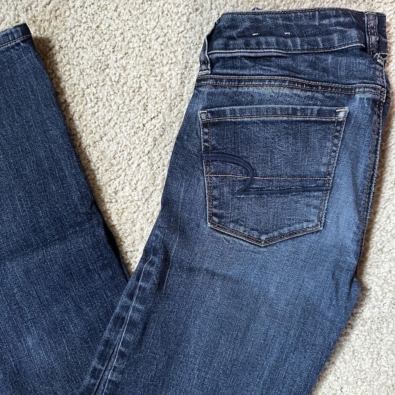 American Eagle Jeans Skinny Super Stretch Size 2 - Depop