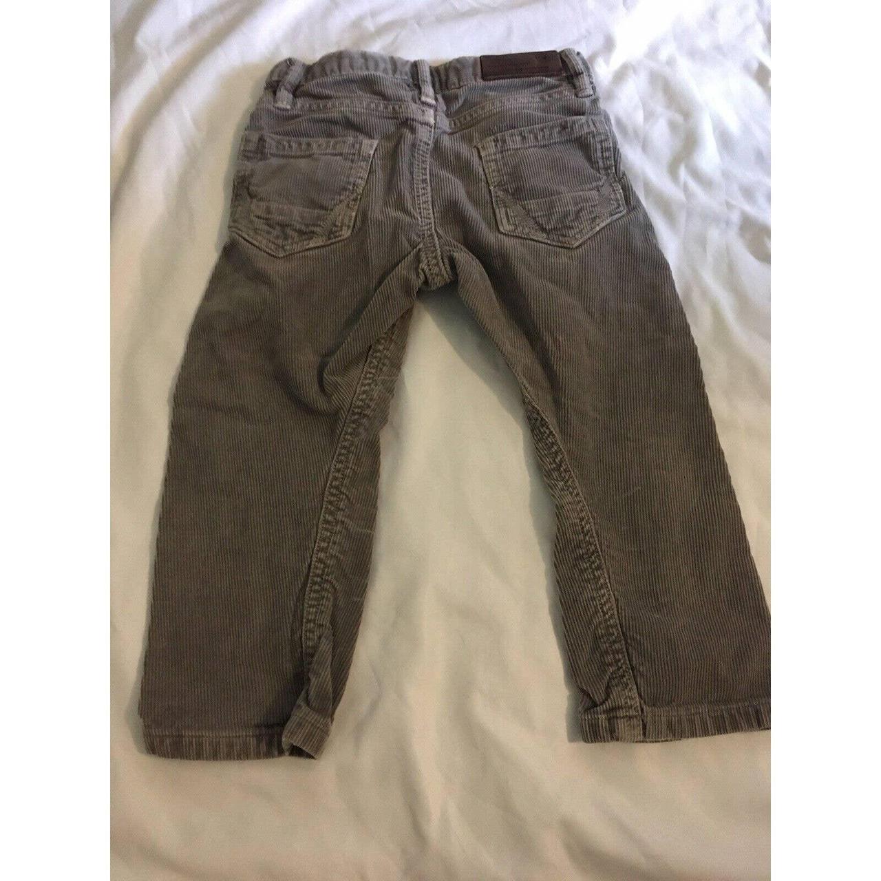 Boys ALLSAINTS SPITALFIELDS Stone Grey Cotton deals Corduory Straight Leg Pants 2