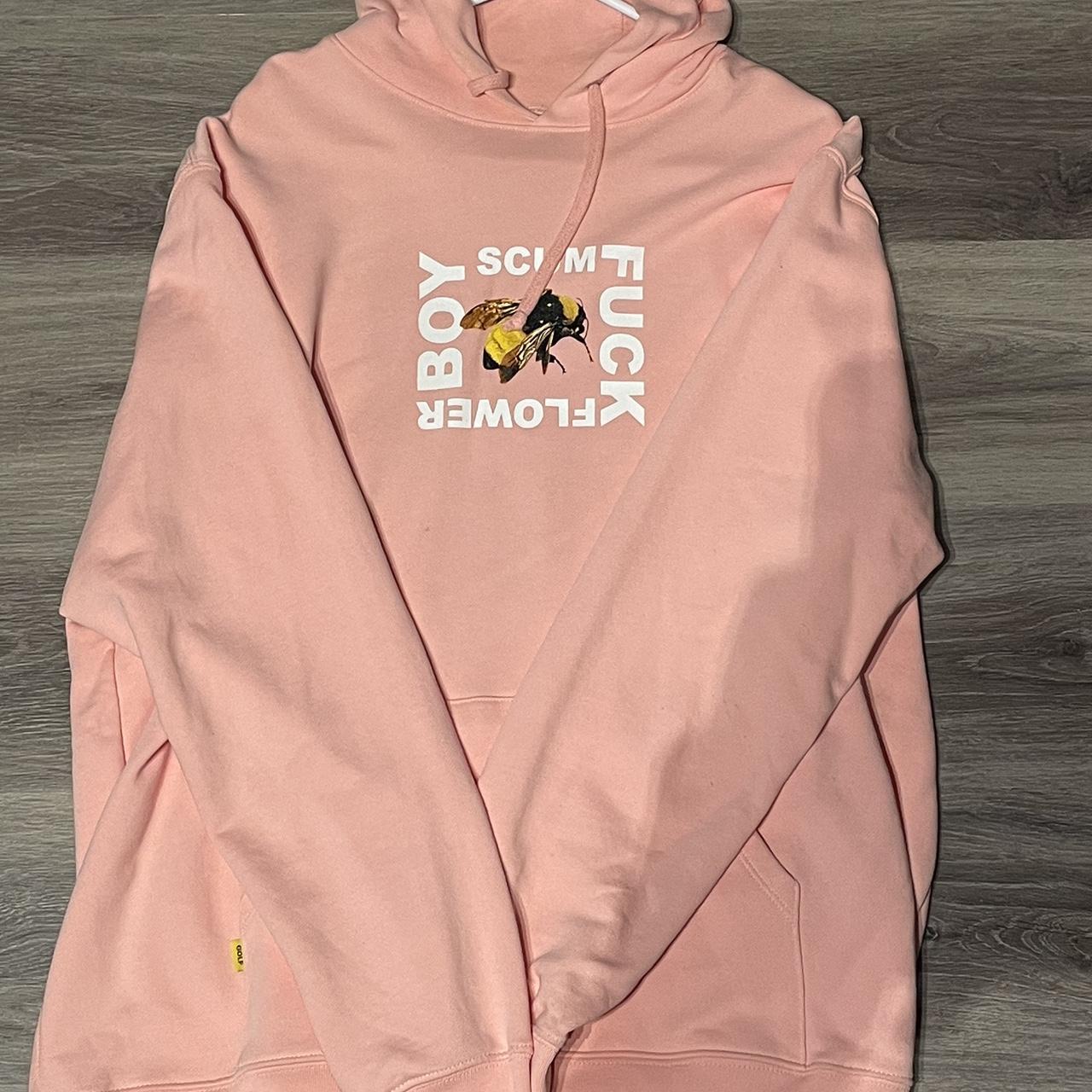 Golf Wang Scum Fuck Flower Boy pink hoodie larg. Depop