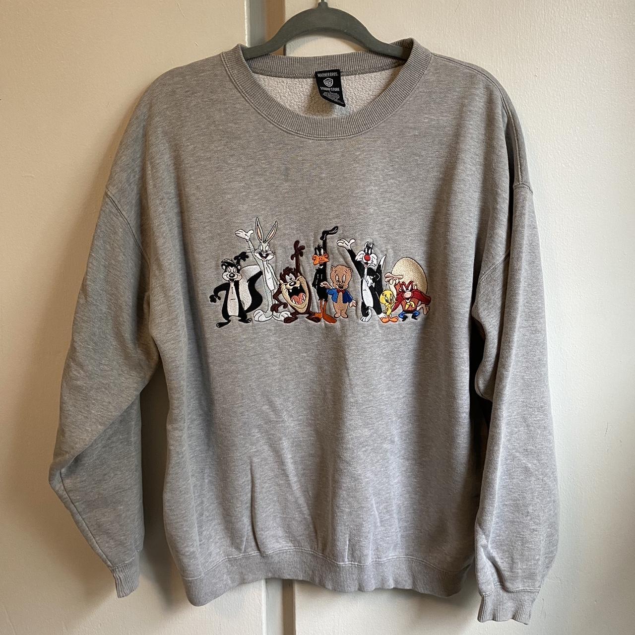 Vintage shops Warner Brothers Mens Sweatshirt