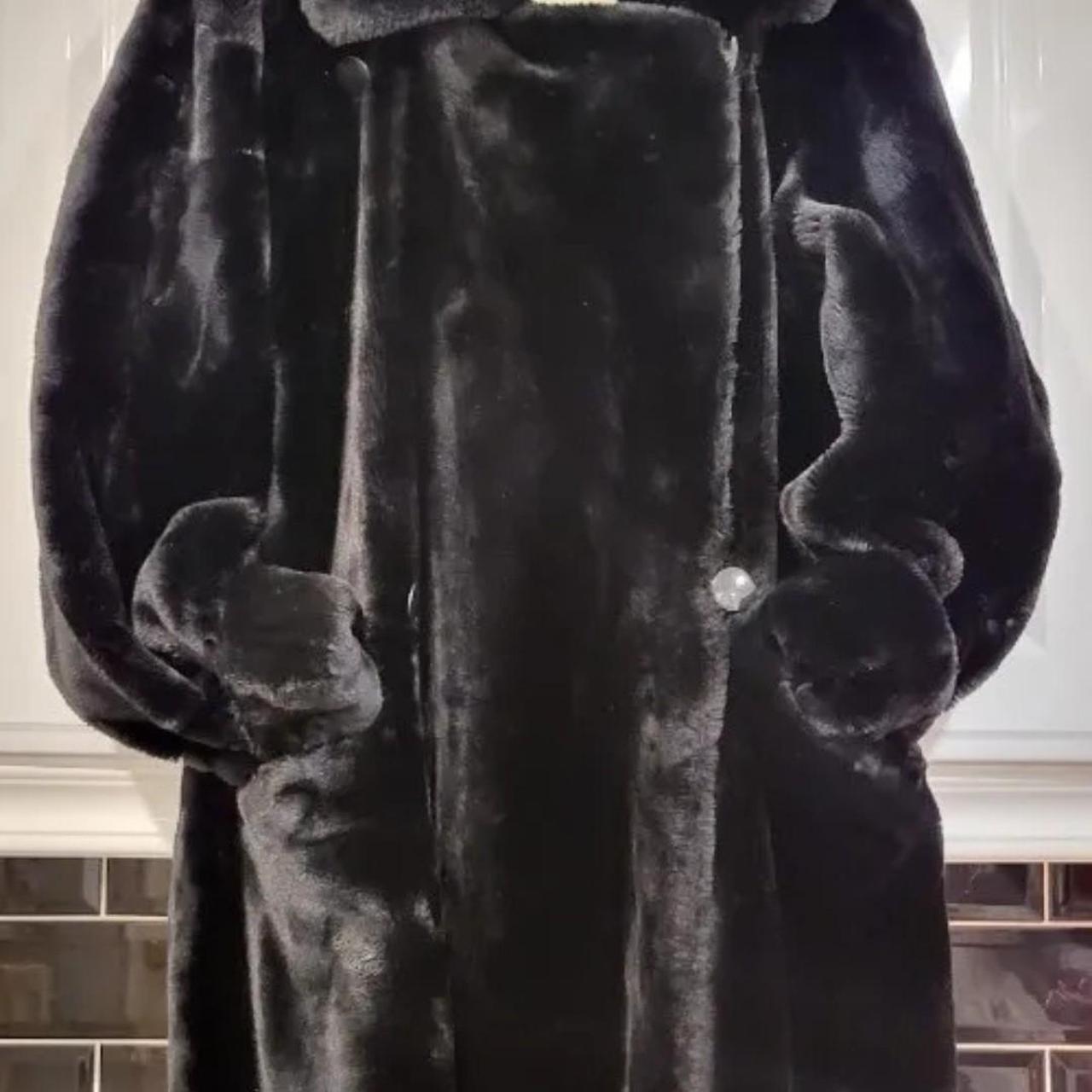 Debenhams Women's Black Coat Depop