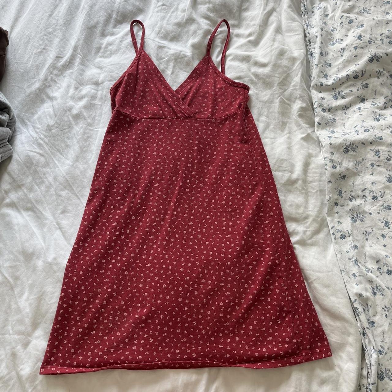 Brandy Melville Women's Red Dress Depop