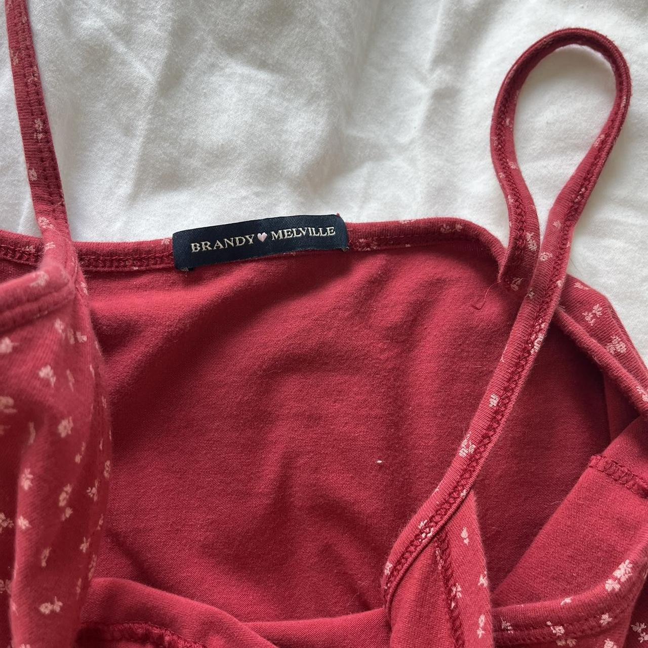 Brandy Melville Women's Red Dress Depop