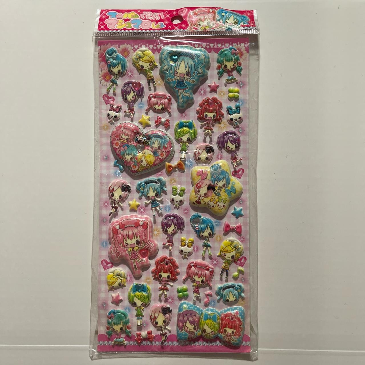 rare crux puffy girl sticker sheet squishy foamy... Depop