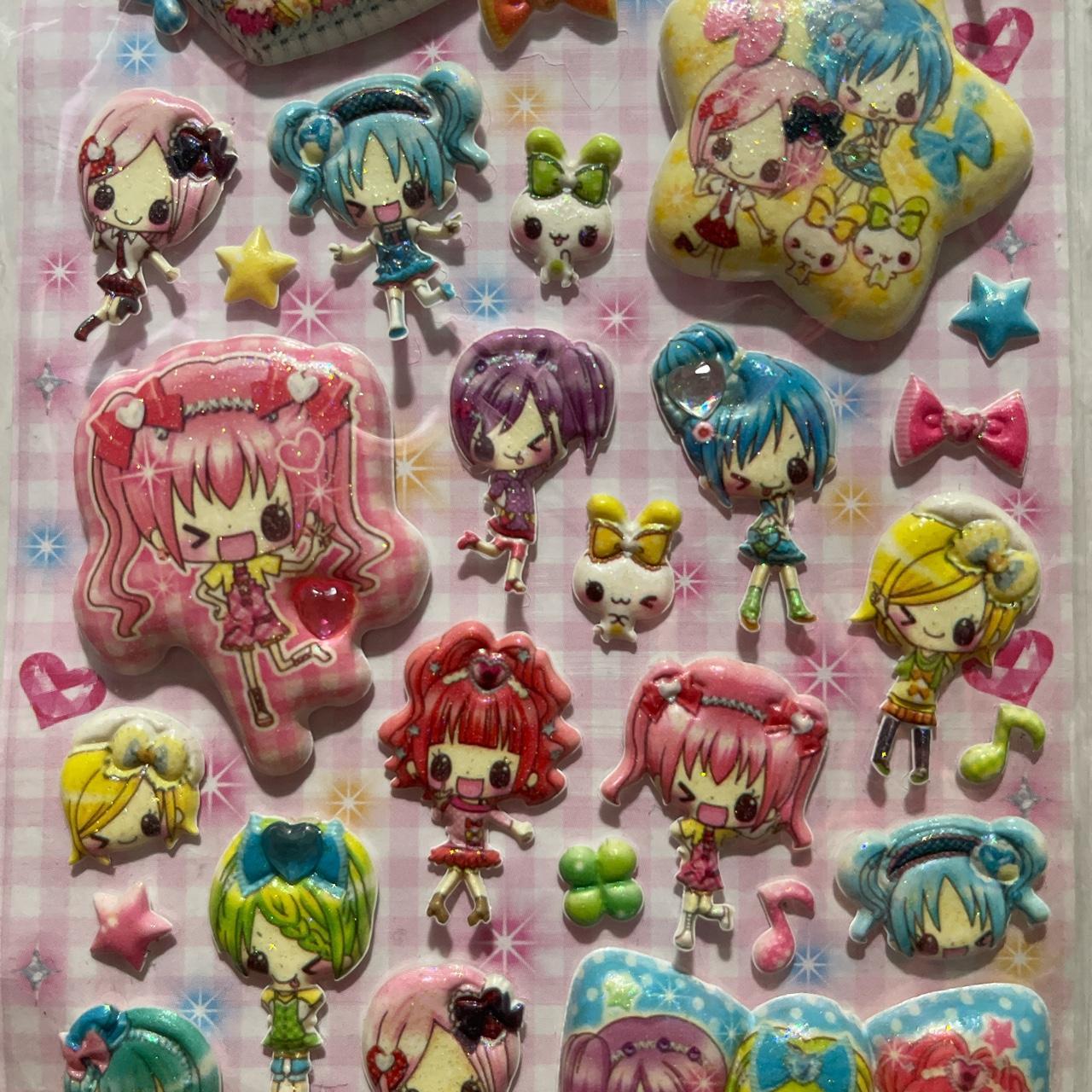 rare crux puffy girl sticker sheet squishy foamy... Depop