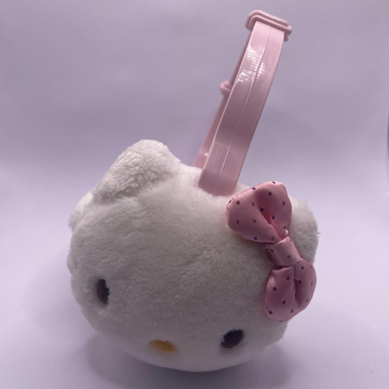 hello kitty adjustable light pink earmuffs imported... Depop