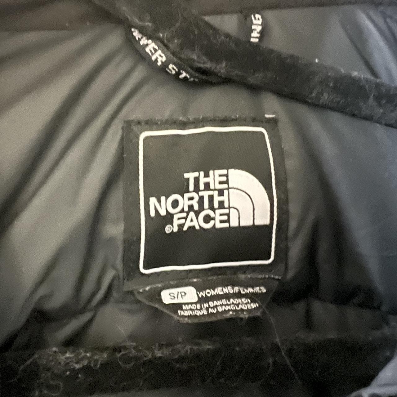 Brown North Face Cropped Puffer Size small... - Depop