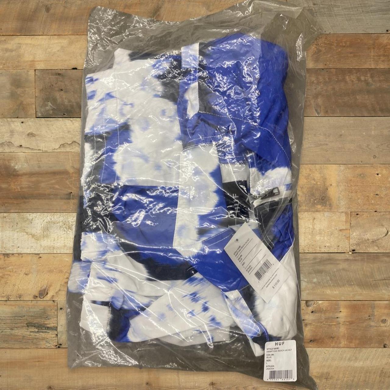 Huf Hamptons Beach Jacket Blue Large