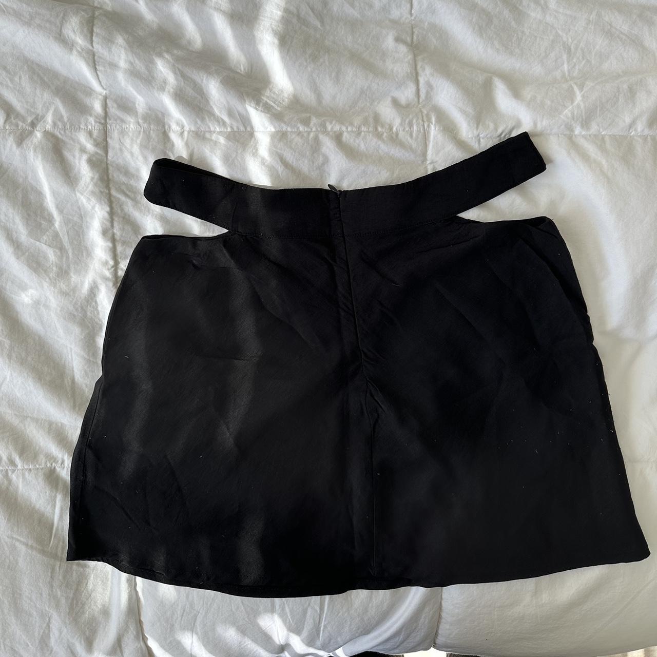 Princess Polly Black Mini Skirt -only Worn A Couple - Depop