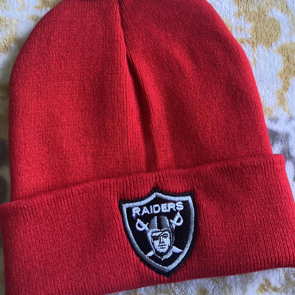 Raiders Red Beanie Max's Print Shop