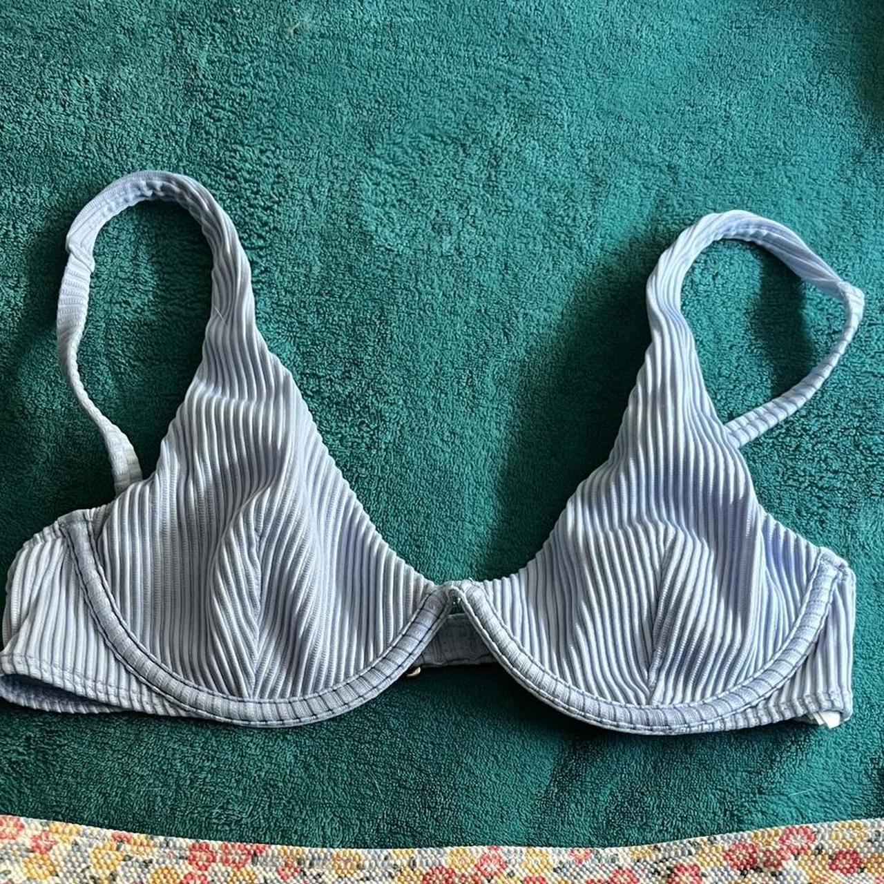 Hollister Co. Women's Blue Bikiniandtankinitops Depop