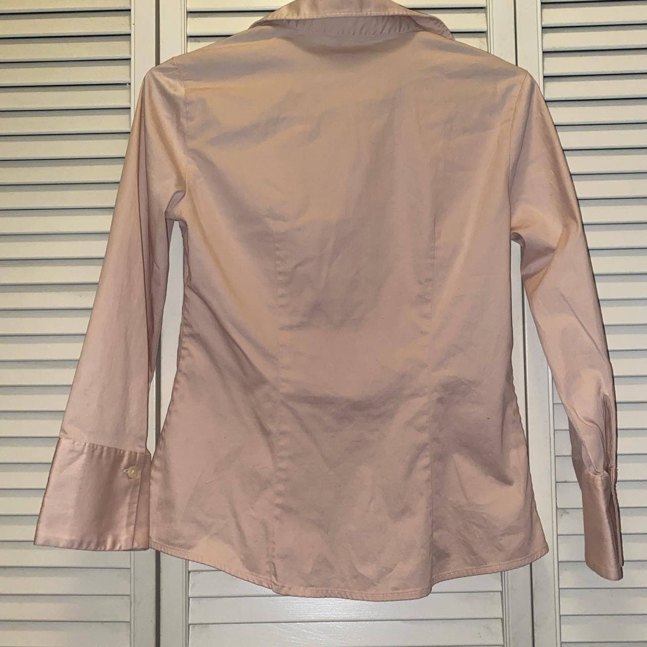 Banana Republic Women's Pink Blouse | Depop